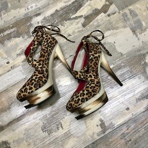Leopard Heels